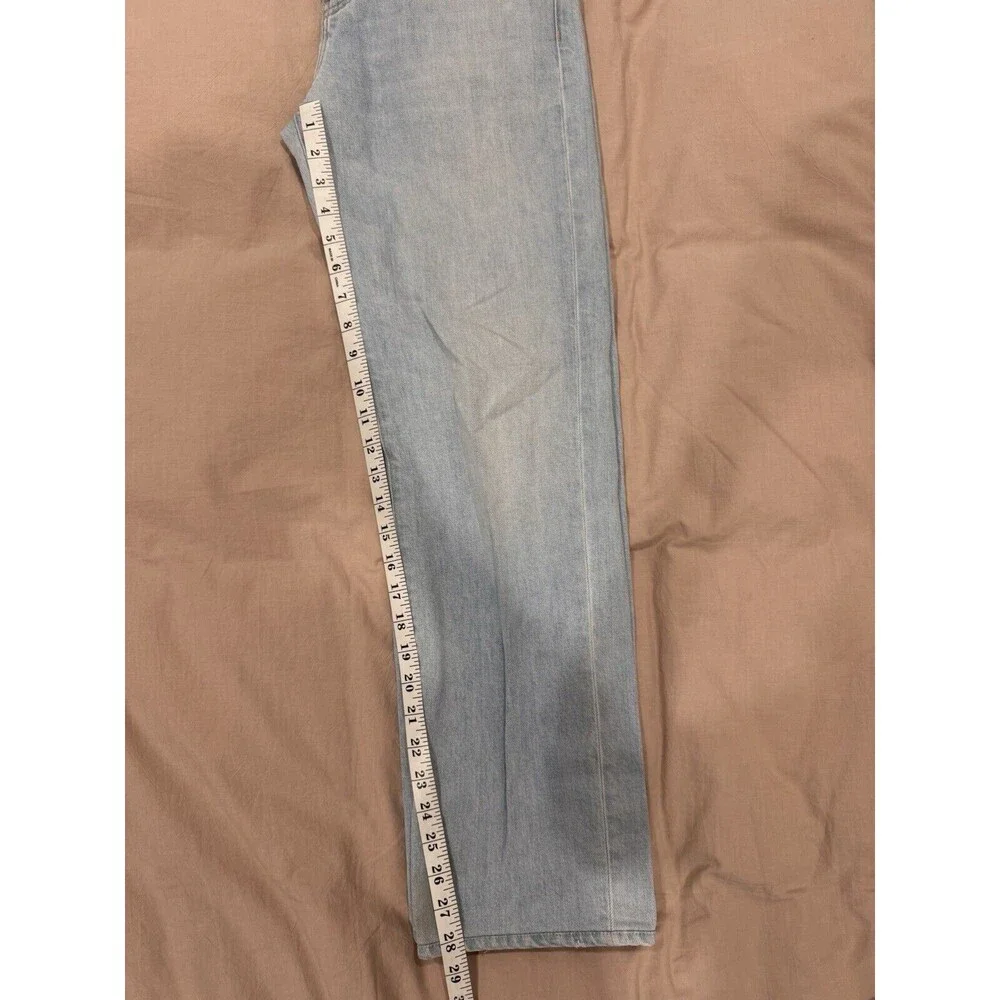 Closed Renton Womens Jeans Italy Light Blue Distressed Size 28 High Rise Cotton - Picture 4 of 10